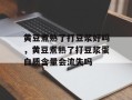 黄豆煮熟了打豆浆好吗，黄豆煮熟了打豆浆蛋白质含量会流失吗