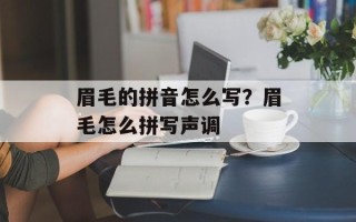 眉毛的拼音怎么写？眉毛怎么拼写声调