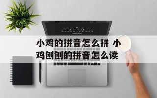 小鸡的拼音怎么拼 小鸡刨刨的拼音怎么读