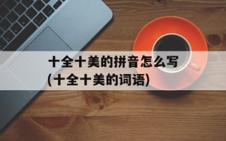 十全十美的拼音怎么写(十全十美的词语)