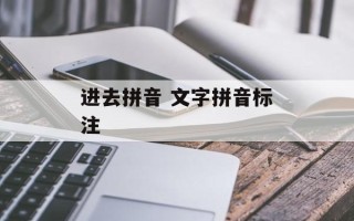 进去拼音 文字拼音标注