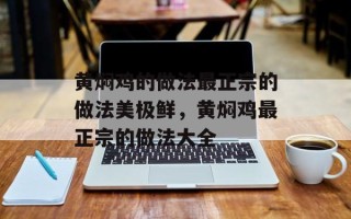 黄焖鸡的做法最正宗的做法美极鲜，黄焖鸡最正宗的做法大全