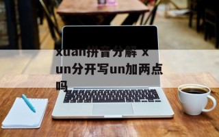 xuan拼音分解 xun分开写un加两点吗