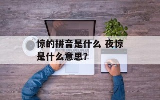 惊的拼音是什么 夜惊是什么意思？