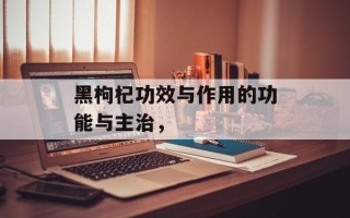 黑枸杞功效与作用的功能与主治，