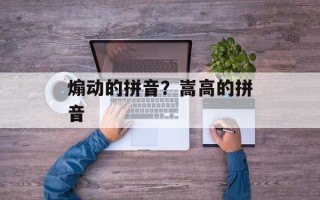 煽动的拼音？嵩高的拼音