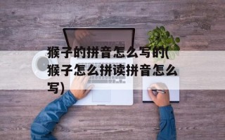 猴子的拼音怎么写的(猴子怎么拼读拼音怎么写)