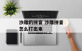 沙雕的拼音 沙雕拼音怎么打出来