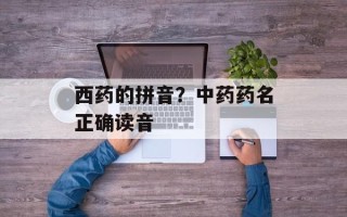 西药的拼音？中药药名正确读音