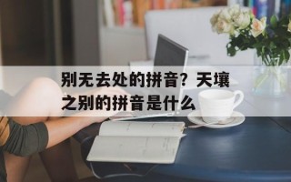 别无去处的拼音？天壤之别的拼音是什么