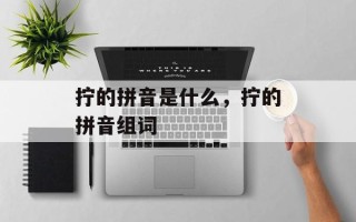 拧的拼音是什么，拧的拼音组词