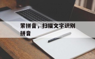 萦拼音，扫描文字识别拼音