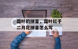 霜叶的拼音，霜叶红于二月花拼音怎么写