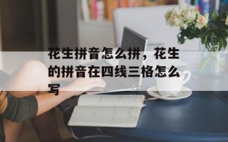 花生拼音怎么拼，花生的拼音在四线三格怎么写