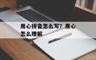 用心拼音怎么写？用心怎么理解
