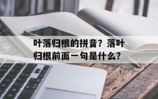 叶落归根的拼音？落叶归根前面一句是什么？