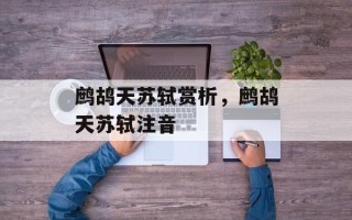 鹧鸪天苏轼赏析，鹧鸪天苏轼注音