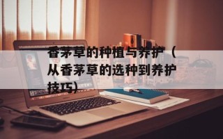 香茅草的种植与养护（从香茅草的选种到养护技巧）