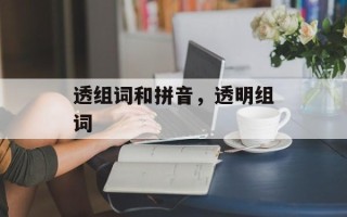 透组词和拼音，透明组词