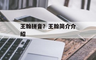 王翰拼音？王翰简介介绍