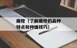 魔橙（了解魔橙的品种特点和种植技巧）