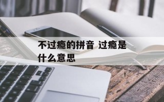 不过瘾的拼音 过瘾是什么意思