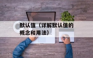 默认值（详解默认值的概念和用法）
