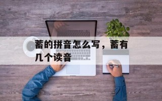 蓄的拼音怎么写，蓄有几个读音