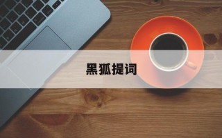 黑狐提词