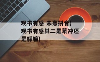 观书有感 朱熹拼音(观书有感其二是蒙冲还是艨艟)