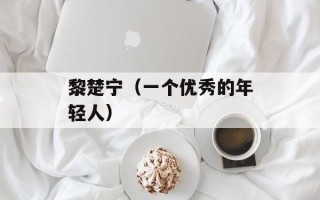 黎楚宁（一个优秀的年轻人）