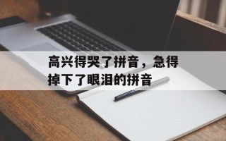 高兴得哭了拼音，急得掉下了眼泪的拼音