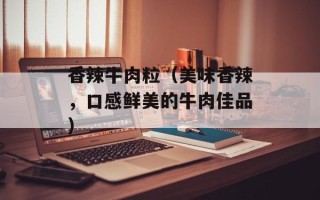 香辣牛肉粒（美味香辣，口感鲜美的牛肉佳品）