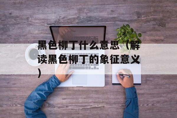 黑色柳丁什么意思（解读黑色柳丁的象征意义）-第1张图片-