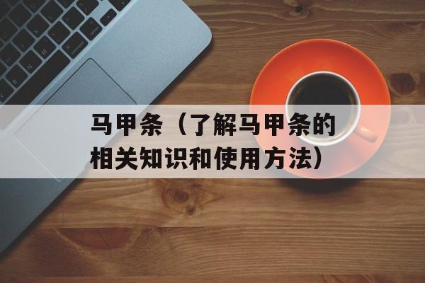 马甲条（了解马甲条的相关知识和使用方法）-第1张图片-