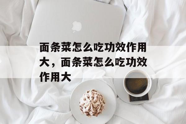 面条菜怎么吃功效作用大，面条菜怎么吃功效作用大-第1张图片-